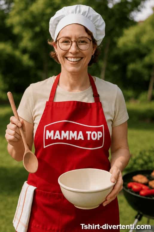 Grembiule divertente mamma top