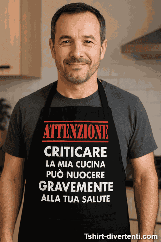 Grembiule divertente non criticare la mia cucina