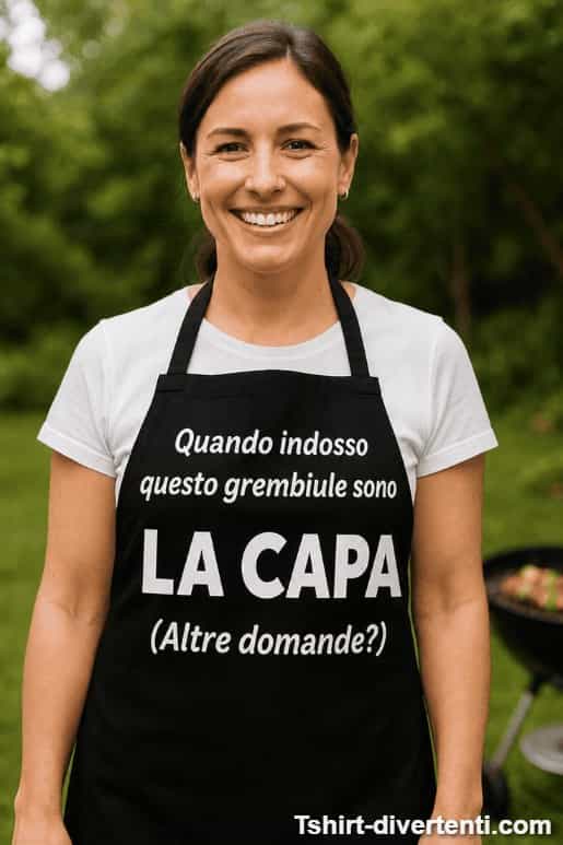 Grembiule divertente sono la capa altre domande