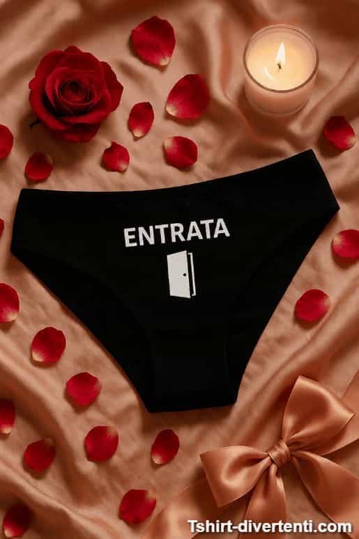 Intimo donna divertente Entrata