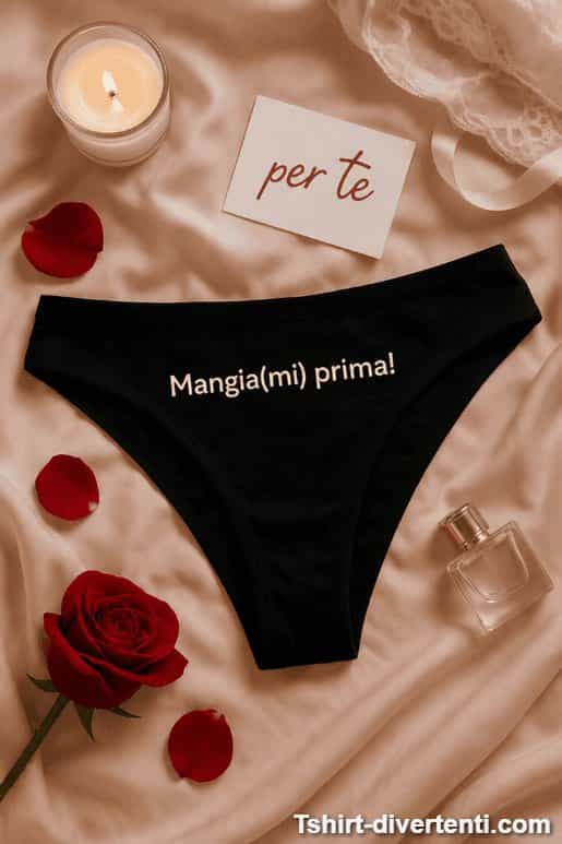 Intimo donna divertente Mangiami prima