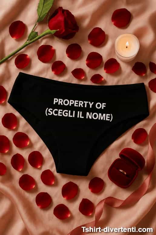 Intimo donna divertente Property of personalizzato
