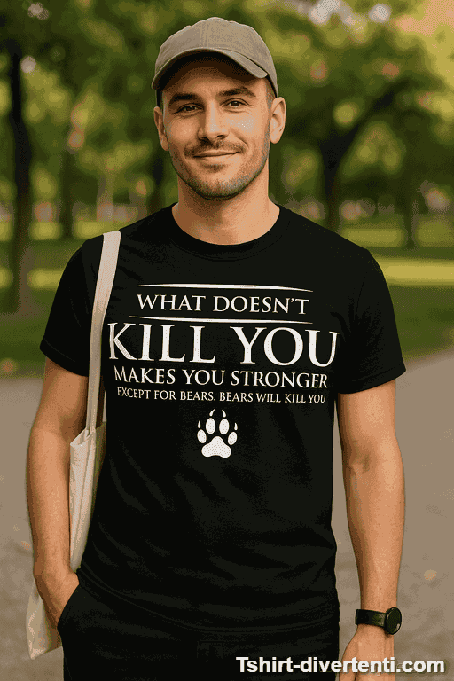 Maglietta divertente Bears Will Kill You