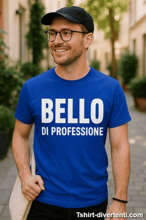 Maglietta divertente bello di professione