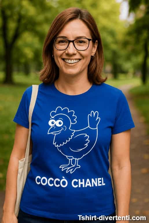 Maglietta divertente Coccò Chanel