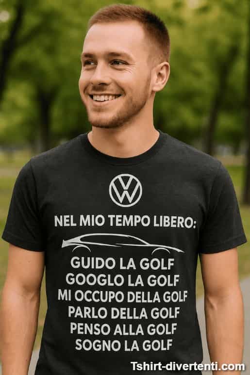 Maglietta divertente Golf nel tempo libero
