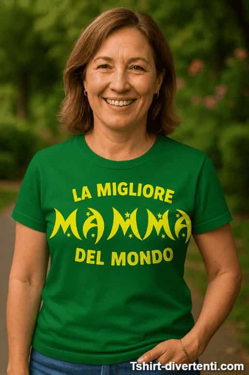 Maglietta la migliore del mondo con nome a scelta