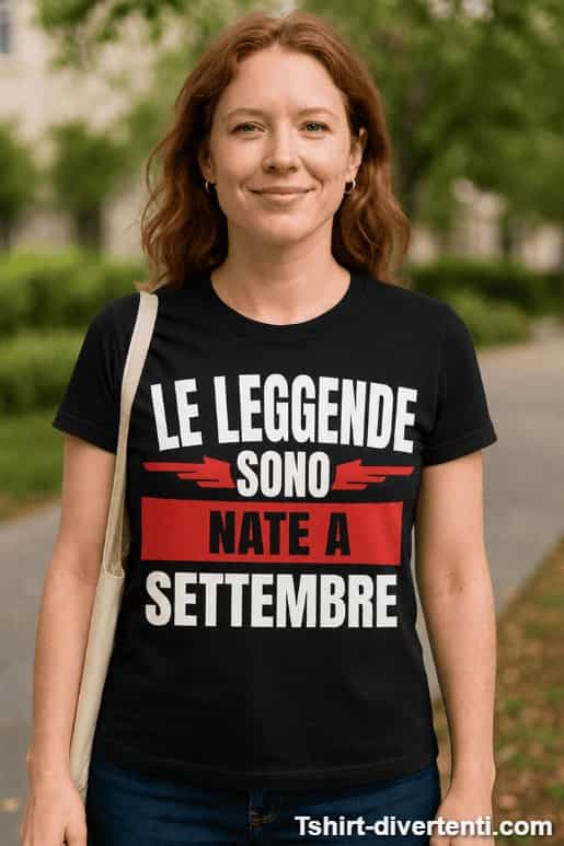 Maglietta divertente leggende nascono con mese a scelta