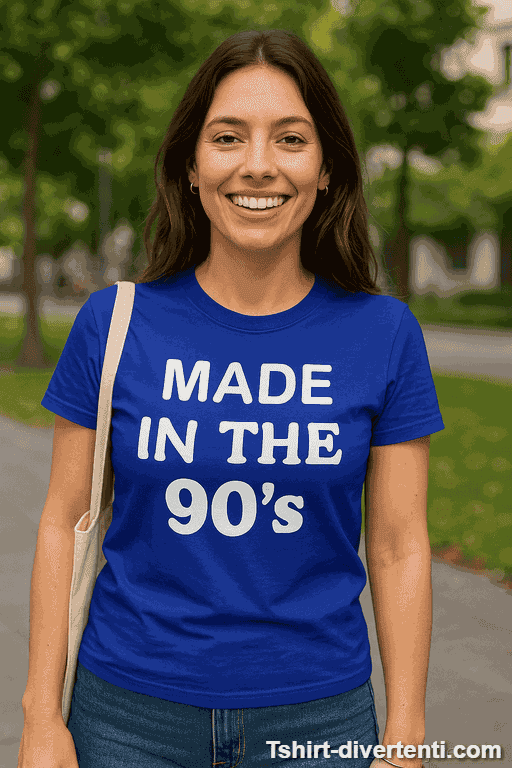 Maglietta divertente made in the 90's