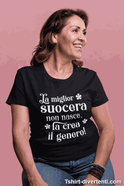 Maglietta divertente miglior suocera la crea il genero