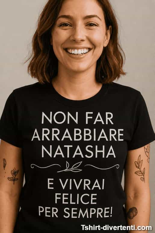 Maglietta divertente non arrabbiare con nome a scelta