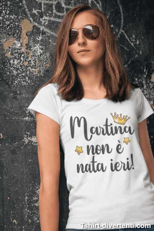 Maglietta divertente non è nata ieri con nome a scelta