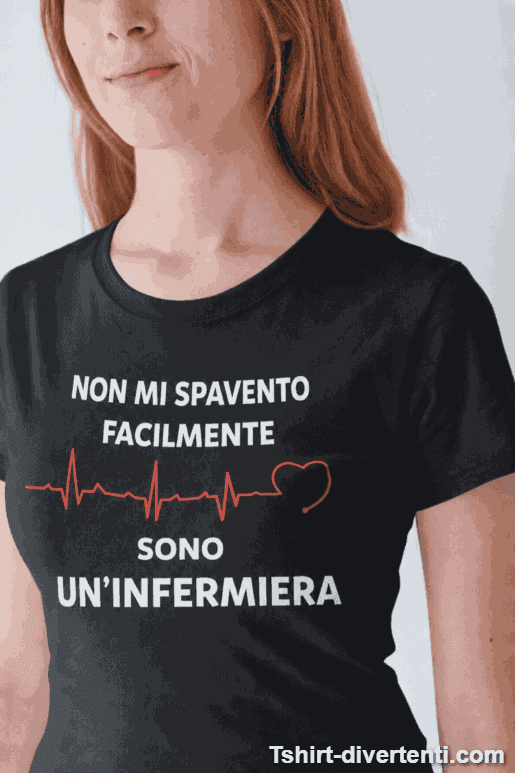 Maglietta divertente non mi spavento facilmente