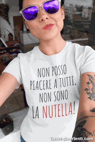 Maglietta divertente non sono la Nutella