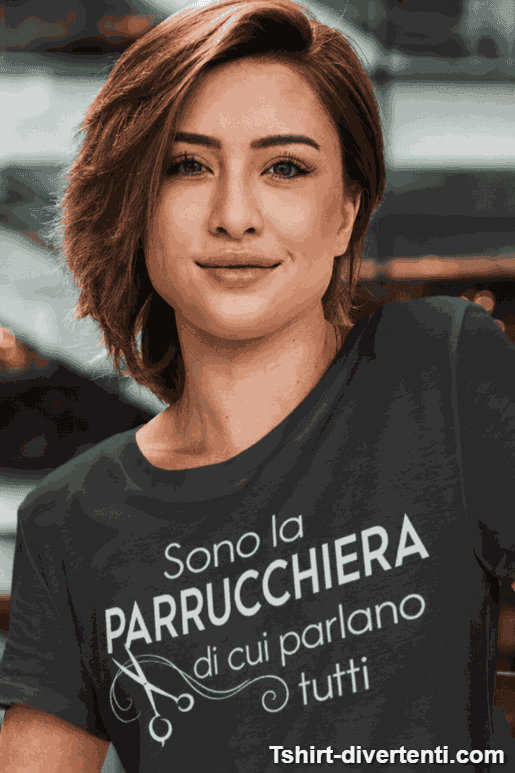 Maglietta divertente parrucchiera di cui parlano tutti