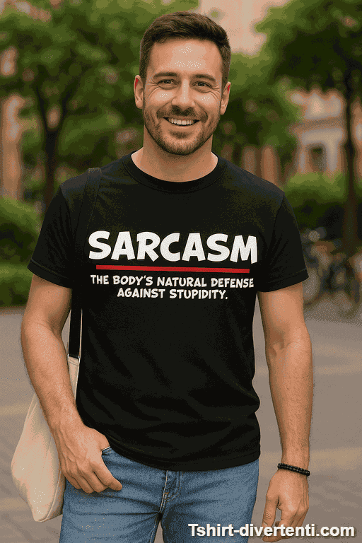 Maglietta divertente Sarcasm