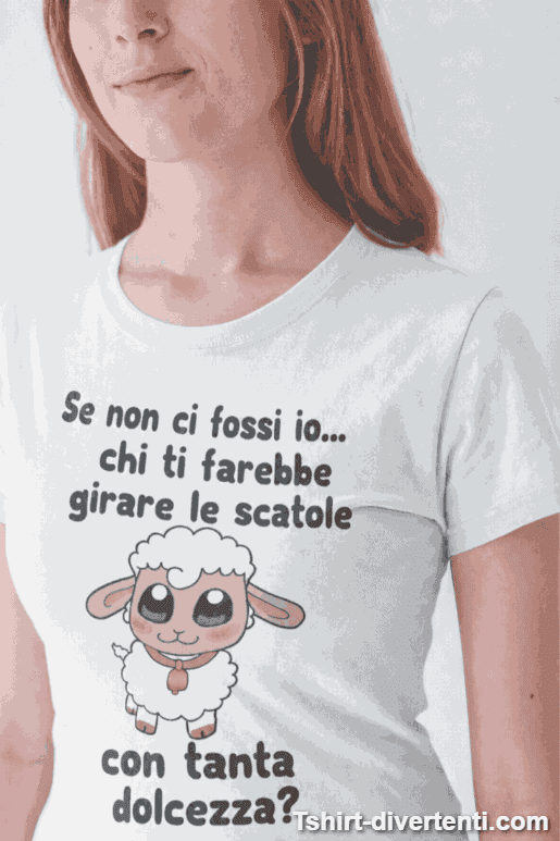 Maglietta divertente se non ci fossi io