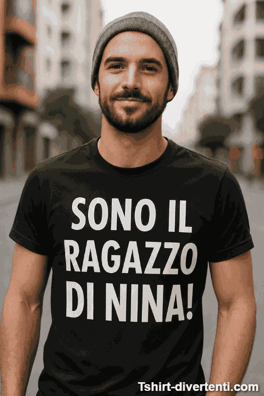 Maglietta divertente sono il ragazzo con nome a scelta
