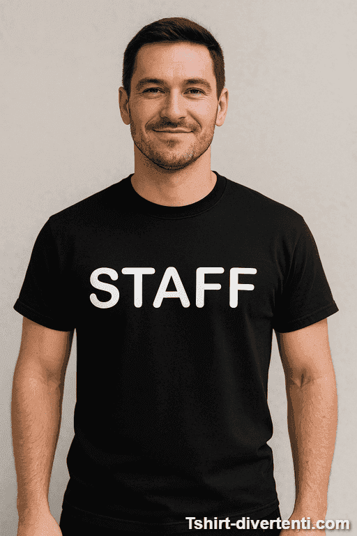 Maglietta divertente STAFF