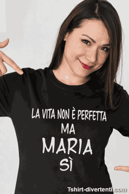 Maglietta vita imperfetta personalizzata con nome