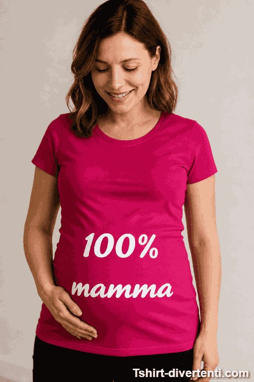 Maglietta premaman 100% mamma