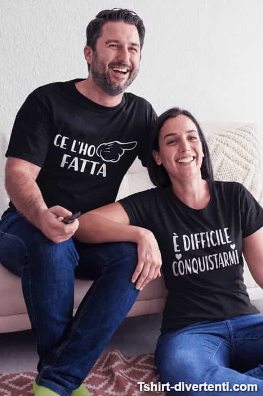 Magliette di coppia ce l'ho fatta