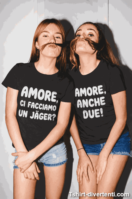 Magliette di coppia Facciamoci un Jäger