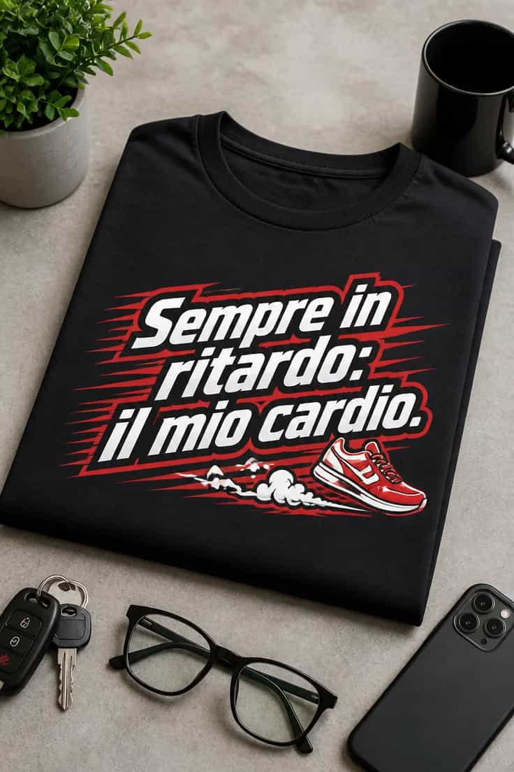 T-shirt sempre in ritardo: il mio cardio