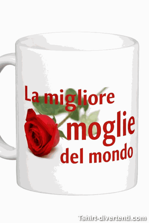 Tazza divertente la migliore moglie del mondo