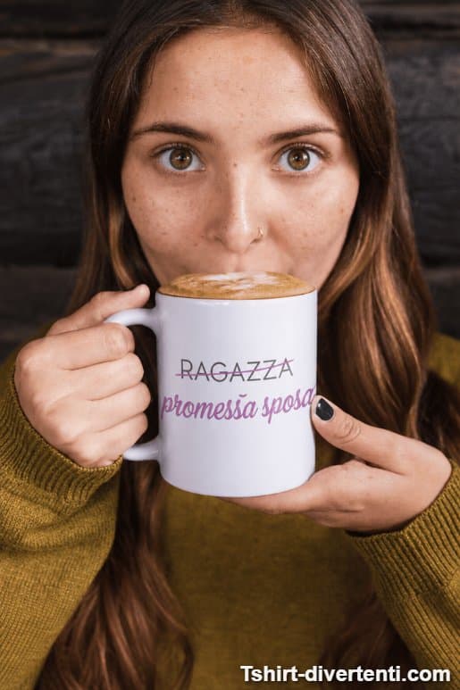 Tazza divertente per promessa sposa