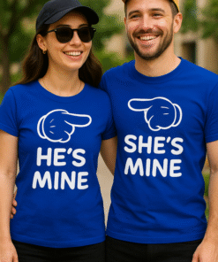 HE'S MINE, SHE'S MINE - Maglietta (set coppia)