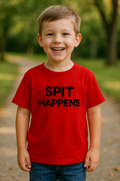 SPIT HAPPENS - Maglietta per bambini