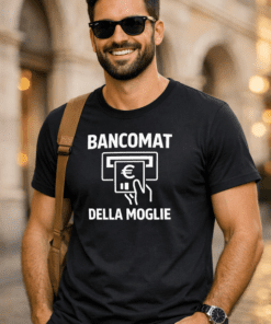 Maglietta divertente BANCOMAT DELLA MOGLIE