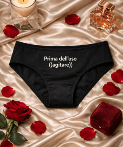 Slip donna divertenti “Prima dell’uso ((agitare))”