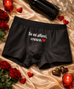 Boxer da uomo «Se mi afferri, cresco»