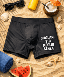 Boxer uomo SPOGLIAMI, STO MEGLIO SENZA