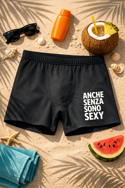 Boxer uomo “Anche senza sono SEXY”