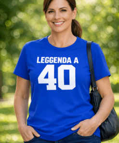 Maglietta divertente LEGGENDA A 40 da donna