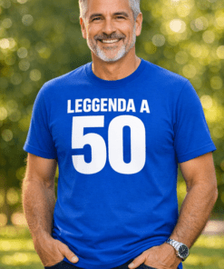 Maglietta divertente LEGGENDA A 50