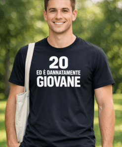 Maglietta divertente 20 e ancora super giovane