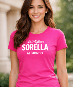 Maglietta divertente “La Migliore SORELLA AL MONDO”