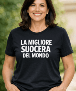 Maglietta divertente La migliore suocera del mondo