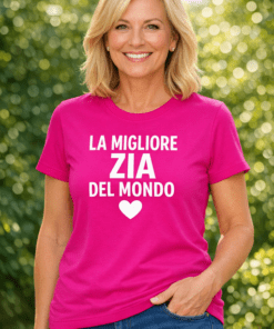 Maglietta divertente La migliore zia del mondo