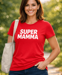 Maglietta divertente SUPER MAMMA
