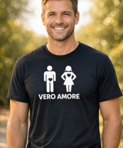 Maglietta divertente VERO AMORE