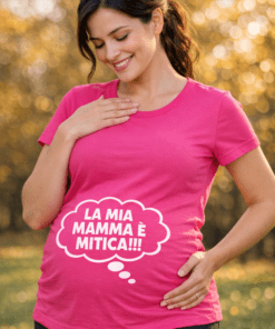 Maglietta premaman La mia mamma è MITICA