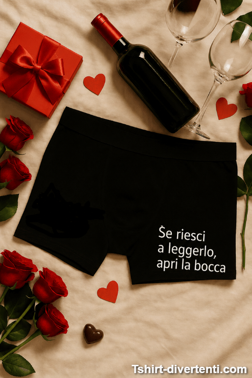 Boxer divertenti se lo leggi apri la bocca