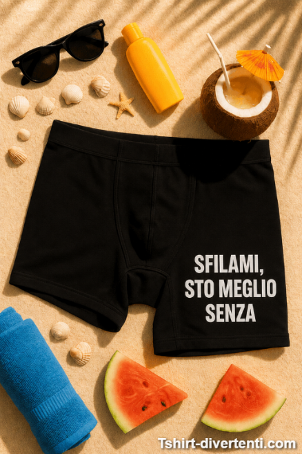 Boxer divertenti sfilami sto meglio senza