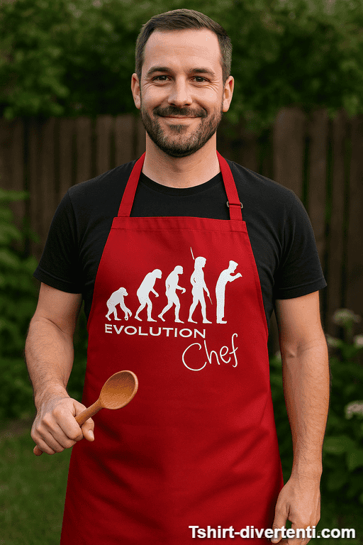 Grembiule divertente Evolution Chef