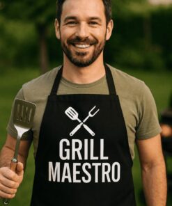 Grembiule divertente grill maestro